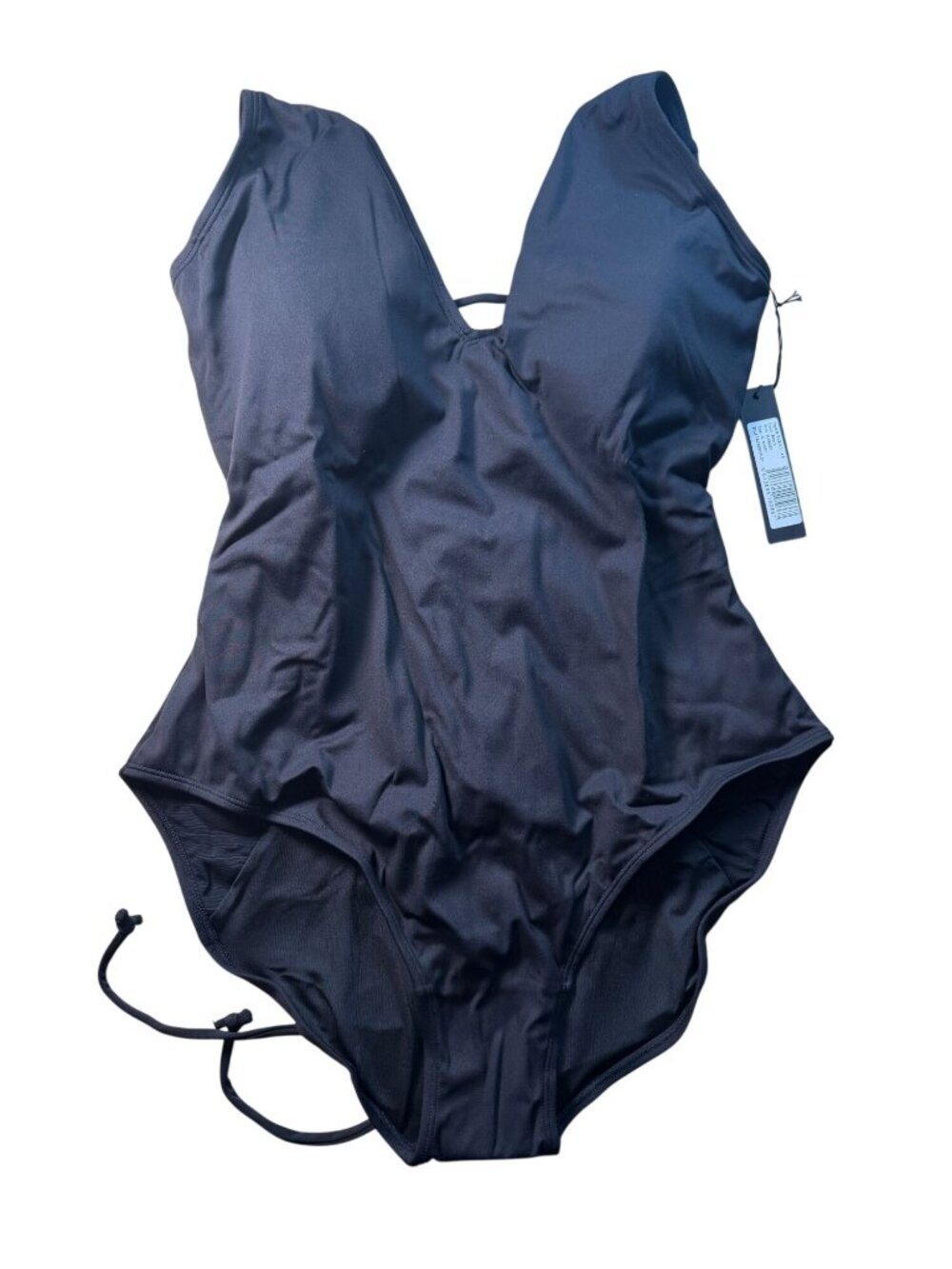 TA3 Plungey One Piece Shapewear Swimsuit Black Size XL Short NWT